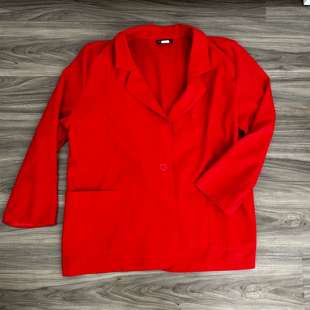 Vintage red blouse